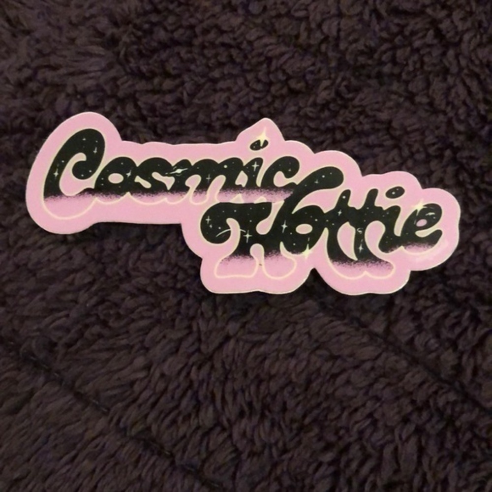 Cosmic Hottie Graphic Sticker